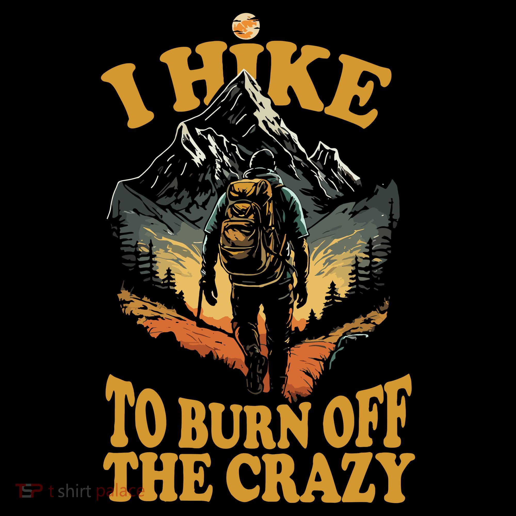 I Hike To Burn Off The Crazy Ornament