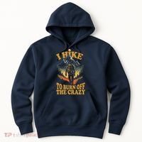 I Hike To Burn Off The Crazy Hoodie thumb 0