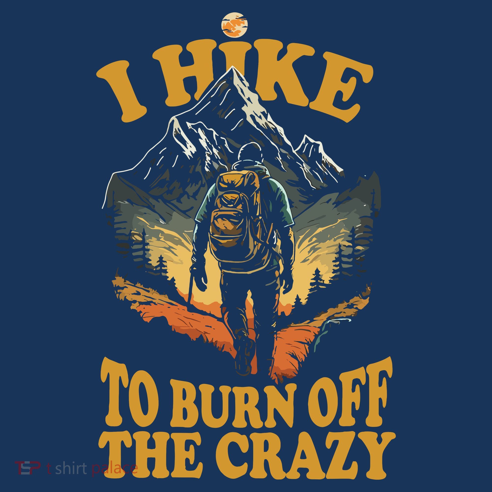 I Hike To Burn Off The Crazy Mousepad