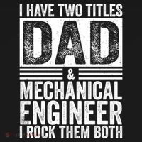 I Have Two Titles Dad And Mechanical Engineer FatherS Day Gift USA-Made Doggie Bandana thumb 2