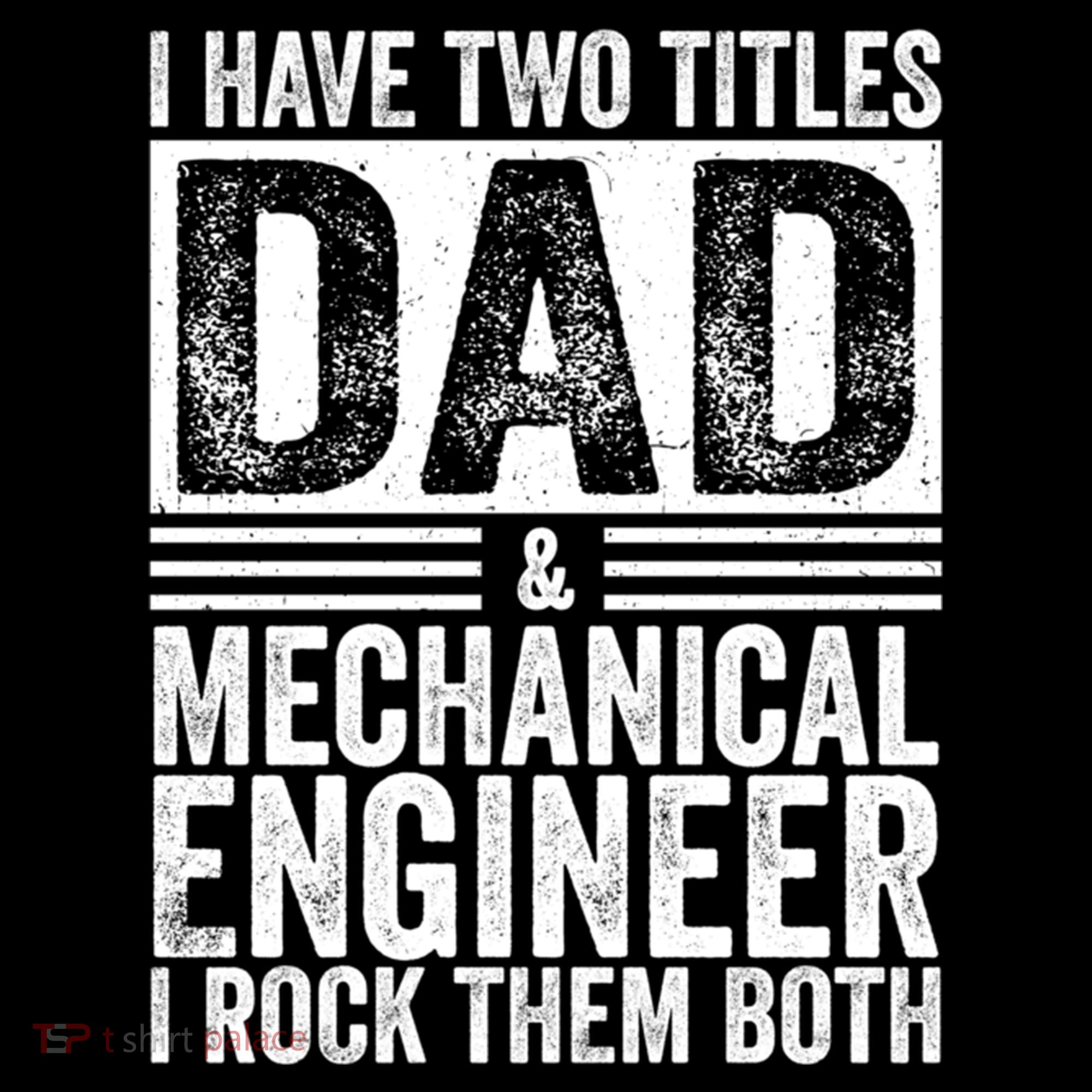 I Have Two Titles Dad And Mechanical Engineer FatherS Day Gift Women's Hoodie