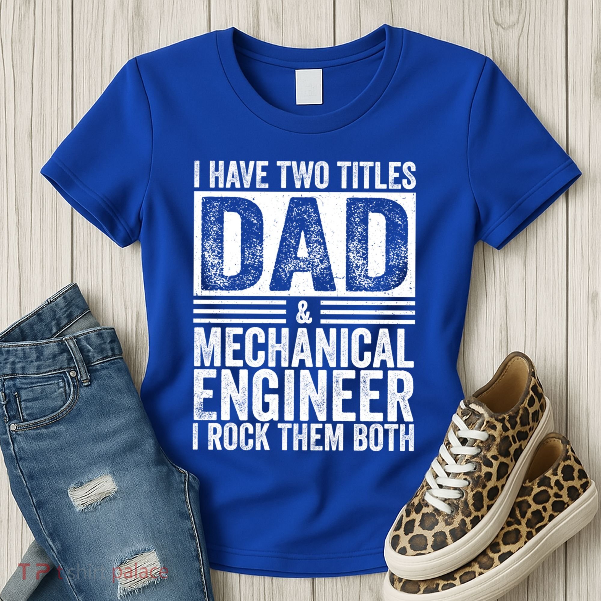I Have Two Titles Dad And Mechanical Engineer FatherS Day Gift Women's T-Shirt
