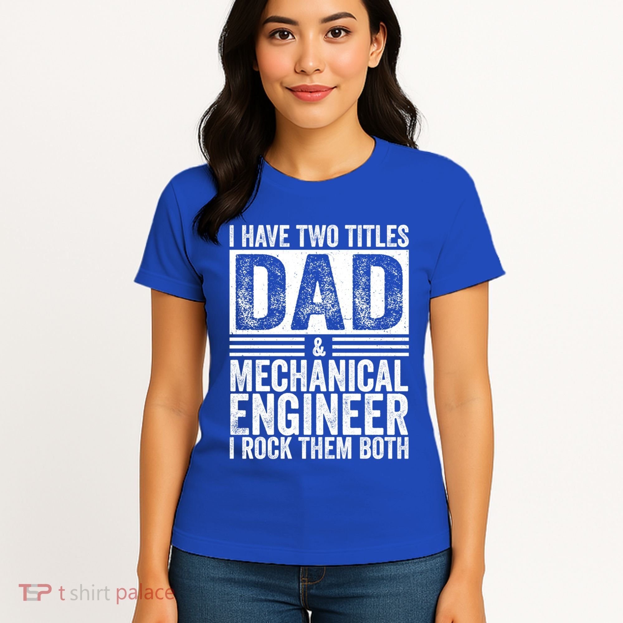 I Have Two Titles Dad And Mechanical Engineer FatherS Day Gift Women's T-Shirt