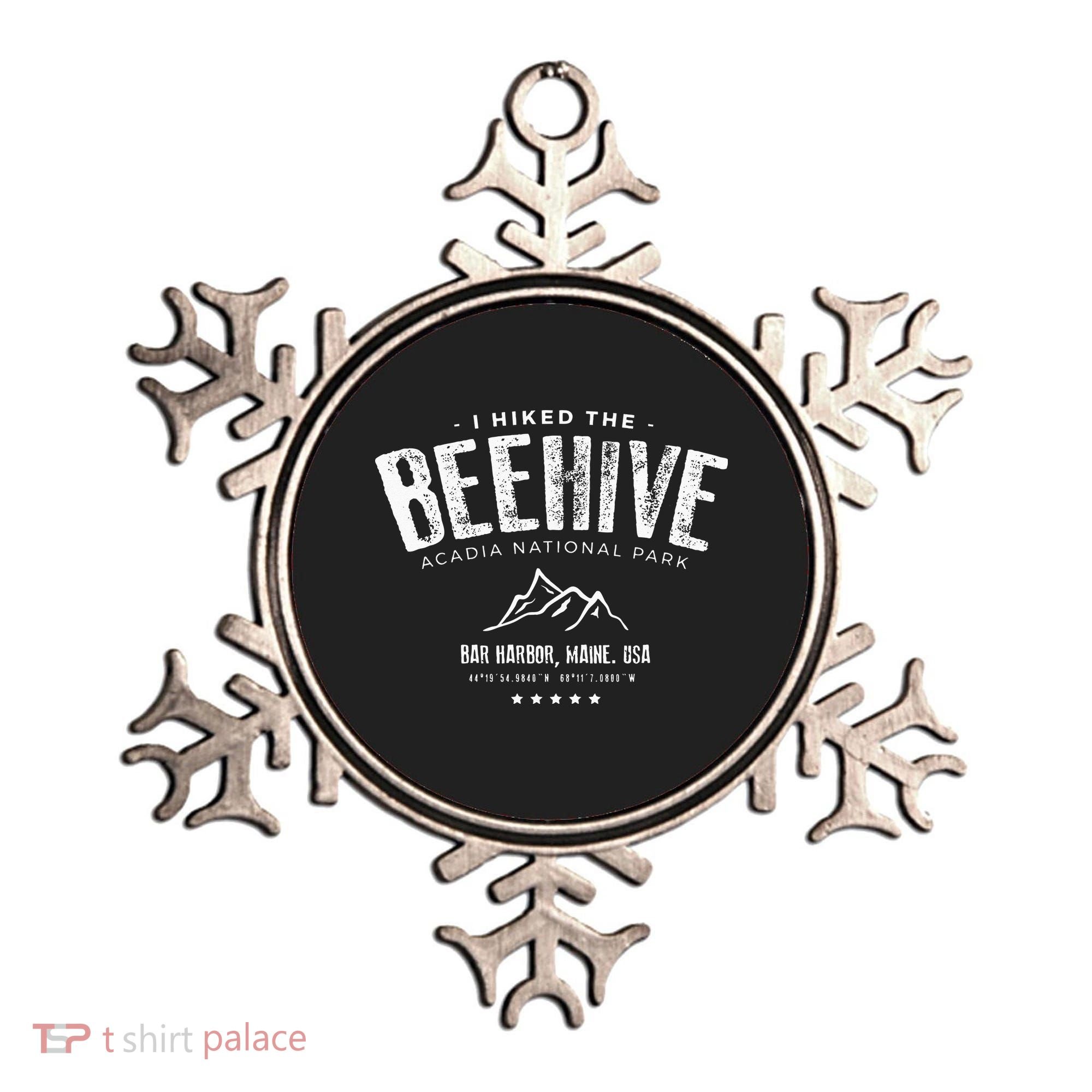 I Hiked The Beehive Trail Acadia National Park Ornament