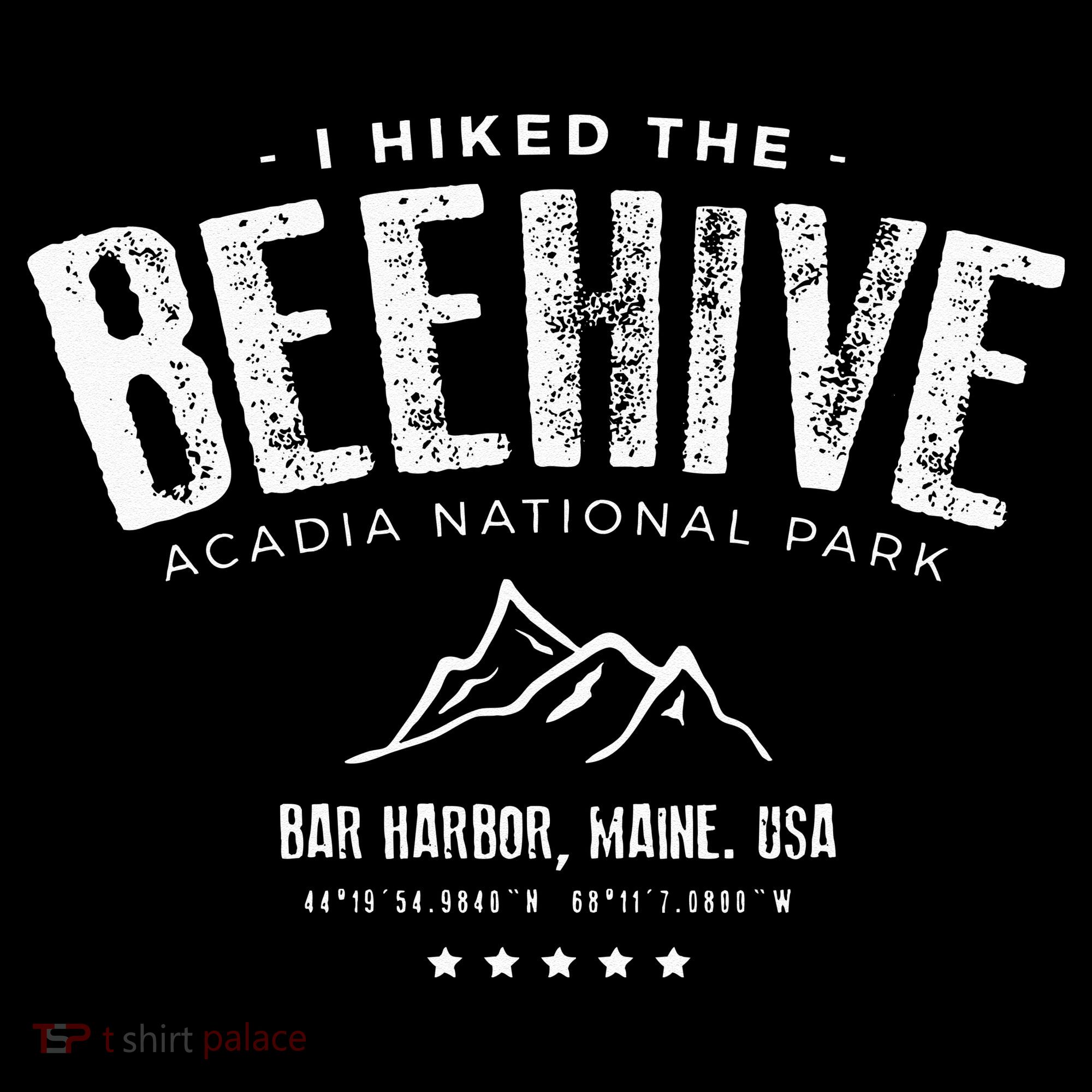 I Hiked The Beehive Trail Acadia National Park Toddler T-Shirt