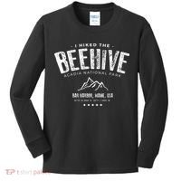 I Hiked The Beehive Trail Acadia National Park Kids Long Sleeve Shirt thumb 0