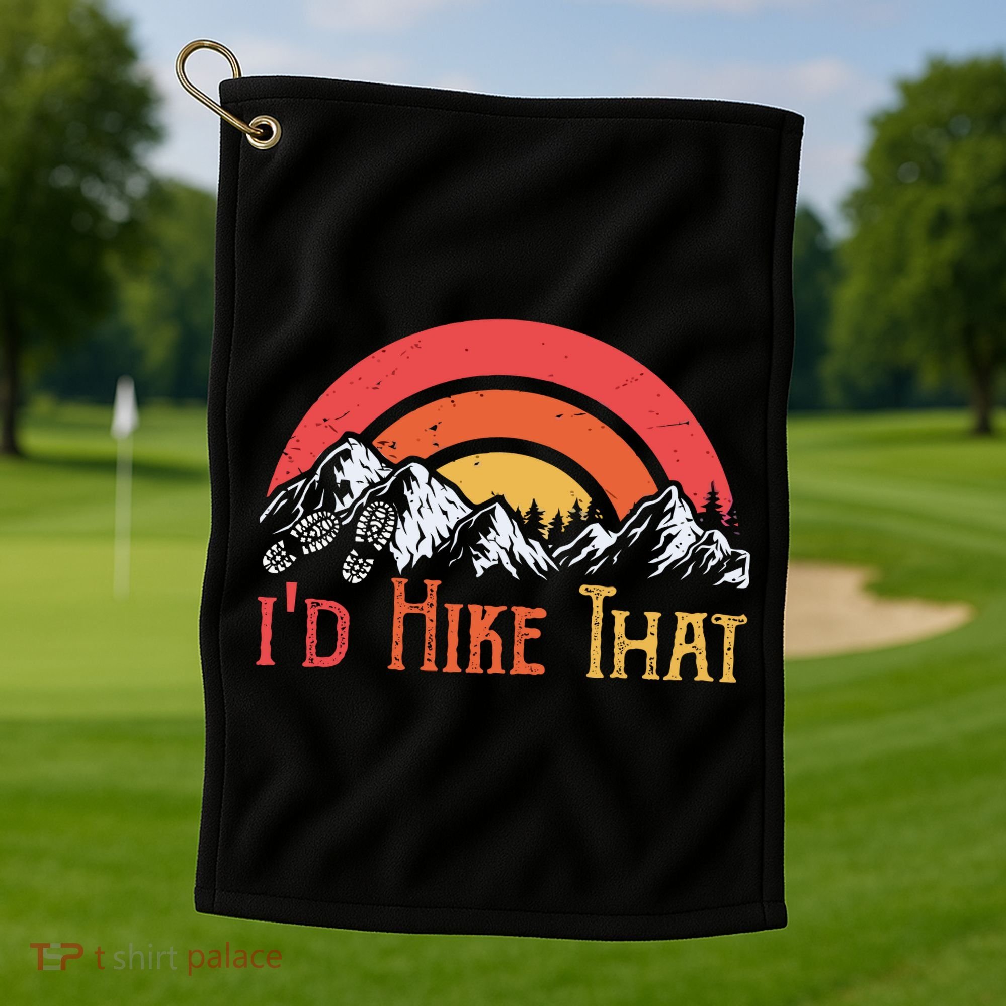 Id Hiker That Golf Towel