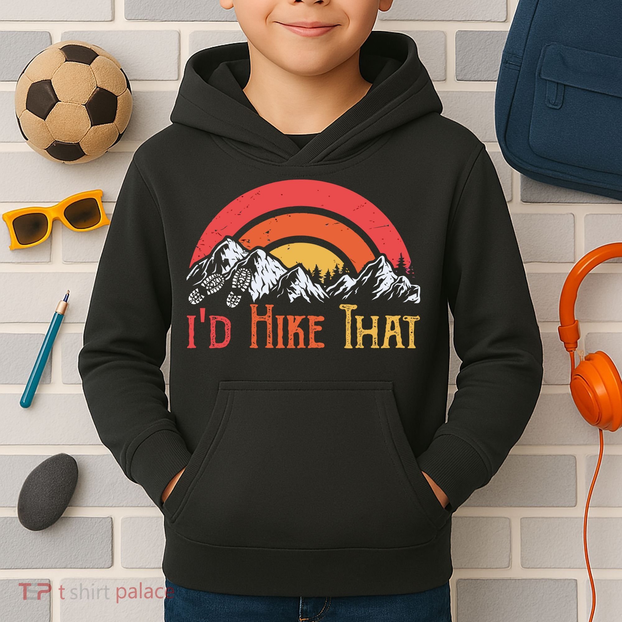 Id Hiker That Kids Hoodie