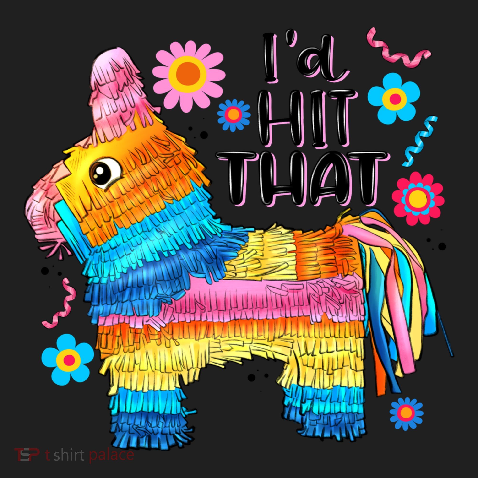 Id Hit That Funny Mexican Llama Pinata Women's Sweatshirt