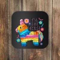 Id Hit That Funny Mexican Llama Pinata Coaster thumb 0