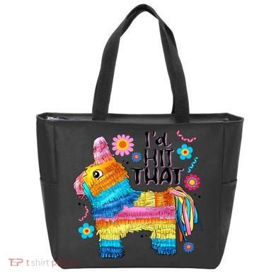 Id Hit That Funny Mexican Llama Pinata Tote Bag