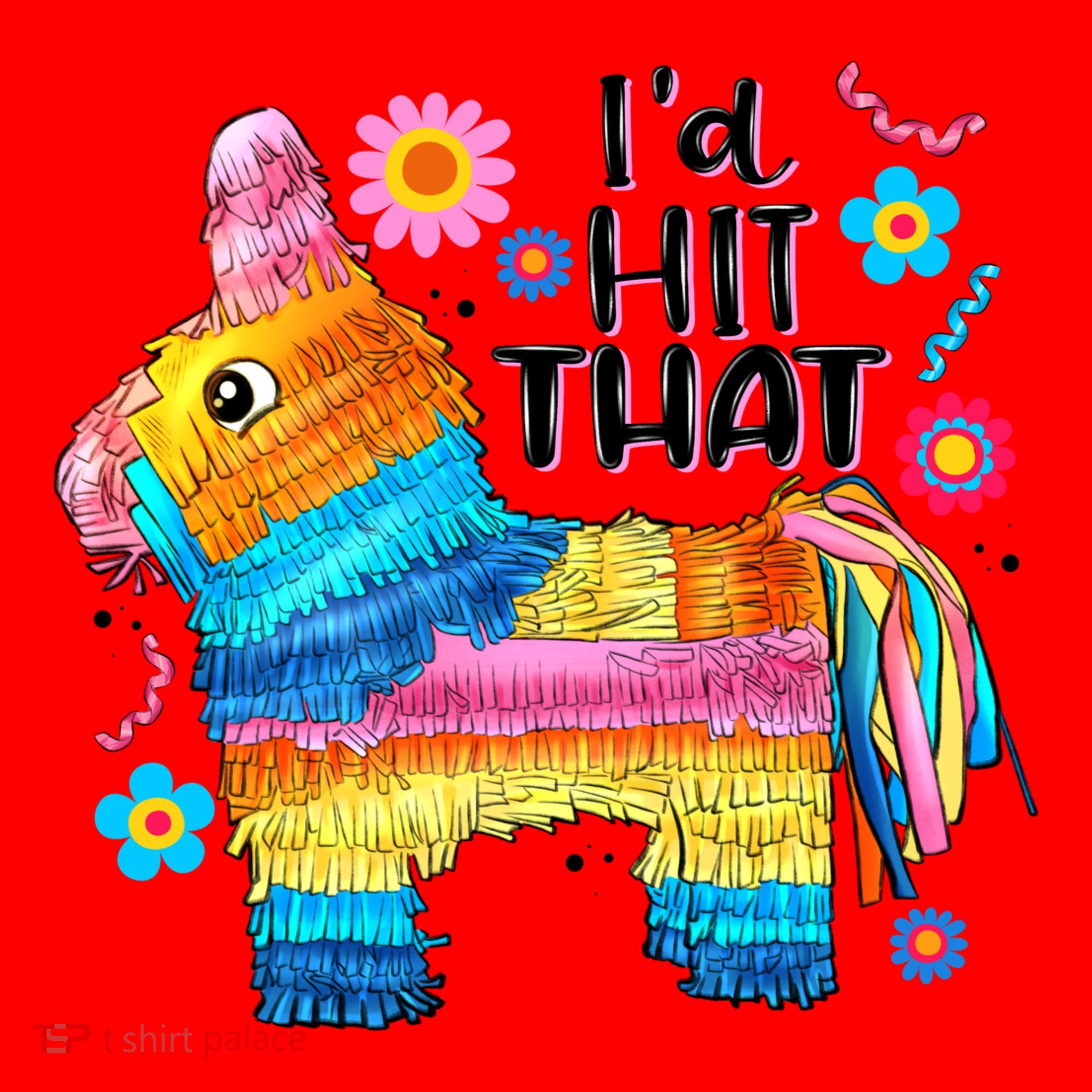 Id Hit That Funny Mexican Llama Pinata Santa Hat