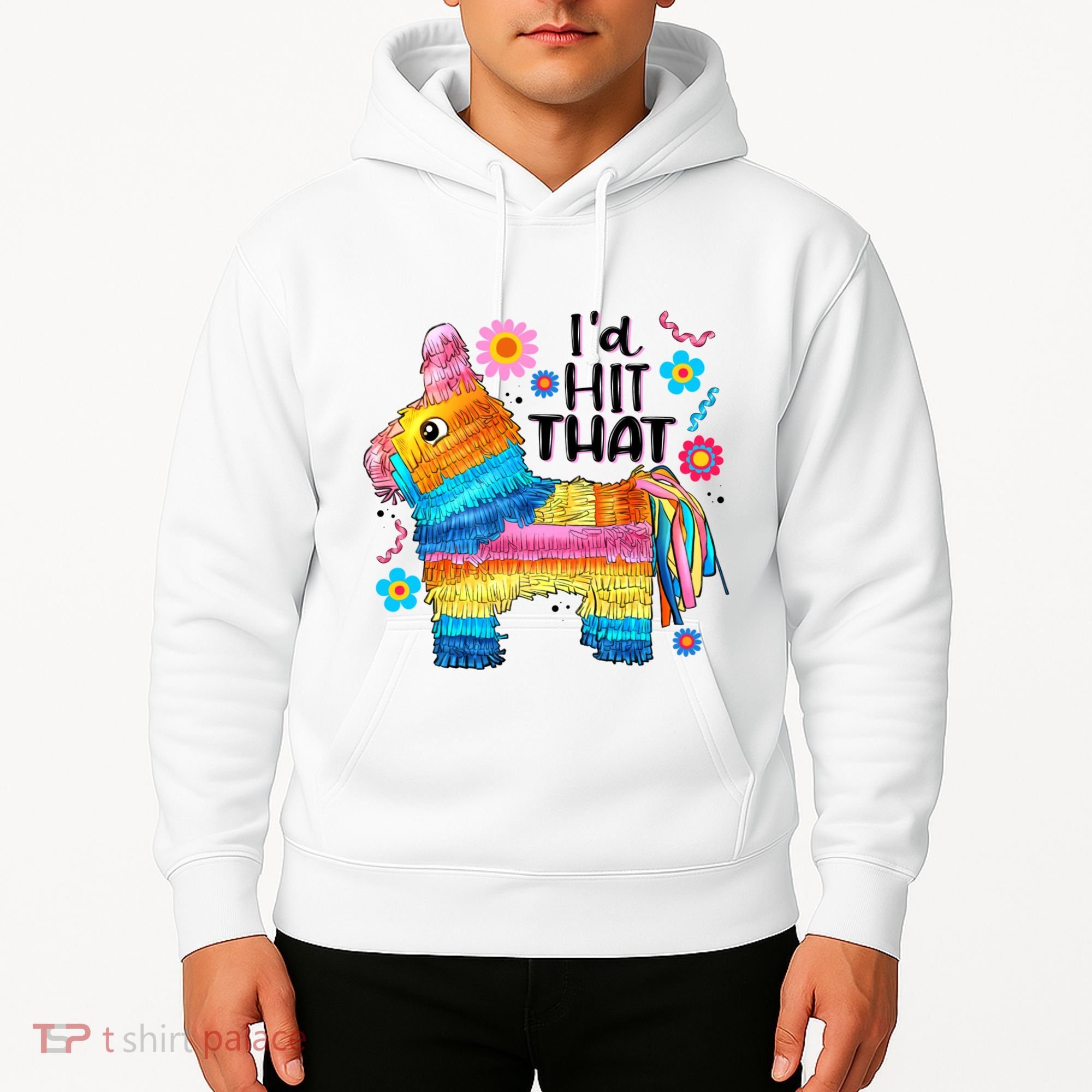 Id Hit That Funny Mexican Llama Pinata Hoodie
