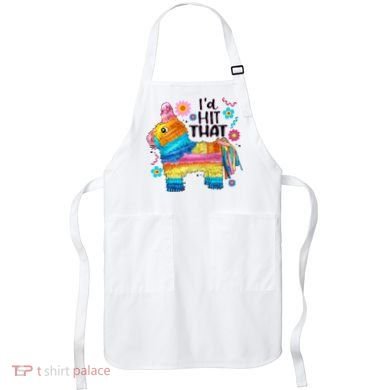 Id Hit That Funny Mexican Llama Pinata Apron