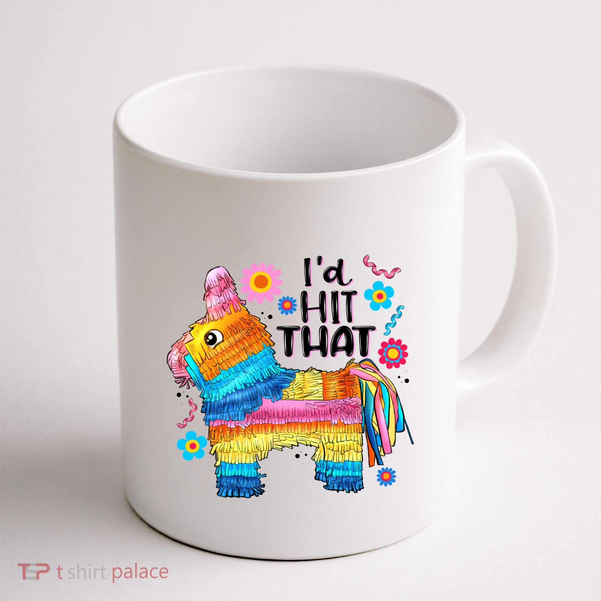 Id Hit That Funny Mexican Llama Pinata Coffee Mug