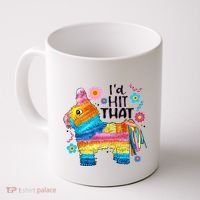 Id Hit That Funny Mexican Llama Pinata Coffee Mug thumb 0