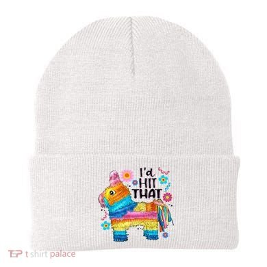 Id Hit That Funny Mexican Llama Pinata Beanie