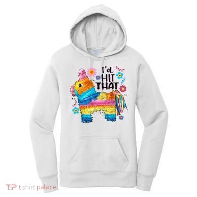 Id Hit That Funny Mexican Llama Pinata Women's Hoodie