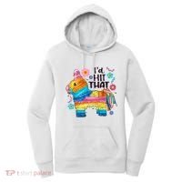 Id Hit That Funny Mexican Llama Pinata Women's Hoodie thumb 0