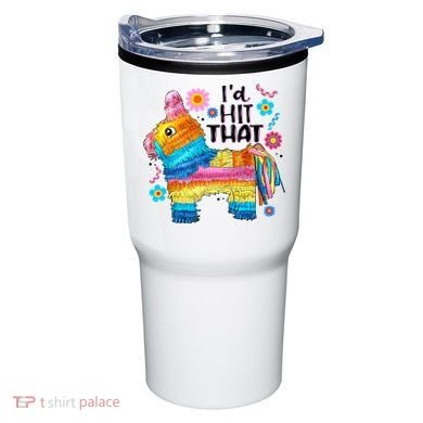 Id Hit That Funny Mexican Llama Pinata Tumbler
