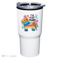 Id Hit That Funny Mexican Llama Pinata Tumbler thumb 0