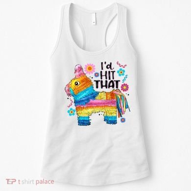 Id Hit That Funny Mexican Llama Pinata Women's Tank Top