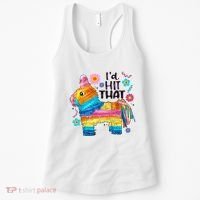 Id Hit That Funny Mexican Llama Pinata Women's Tank Top thumb 0