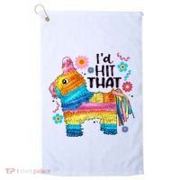 Id Hit That Funny Mexican Llama Pinata Golf Towel thumb 0
