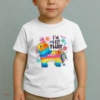 Id Hit That Funny Mexican Llama Pinata Toddler T-Shirt thumb 2