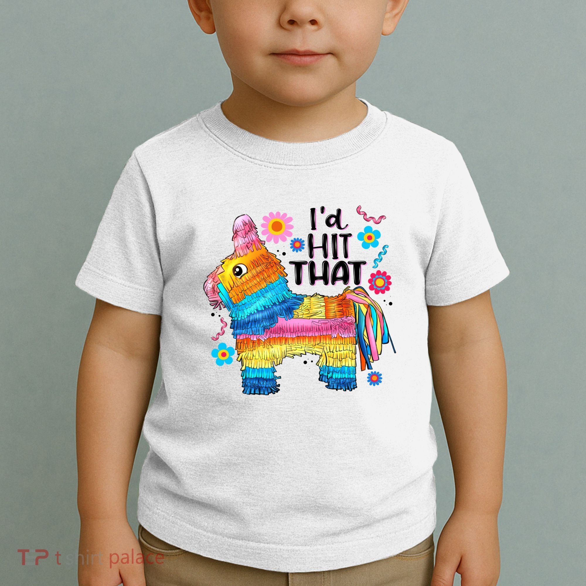 Id Hit That Funny Mexican Llama Pinata Toddler T-Shirt