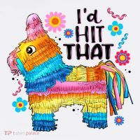 Id Hit That Funny Mexican Llama Pinata Kids Hoodie thumb 5