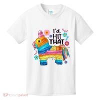 Id Hit That Funny Mexican Llama Pinata Kids T-Shirt thumb 0
