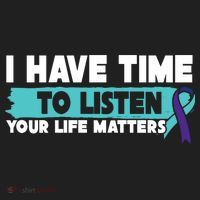 I Have Time Your Life Matters Suicide Awareness Women's Sweatshirt thumb 2