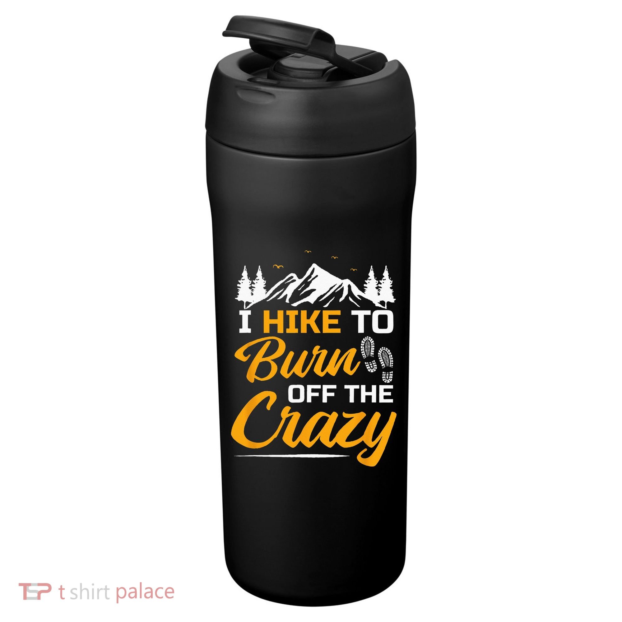 I Hike To Burn Off The Crazy Funny Hiking 24oz Duet Stainless Steel Tumbler