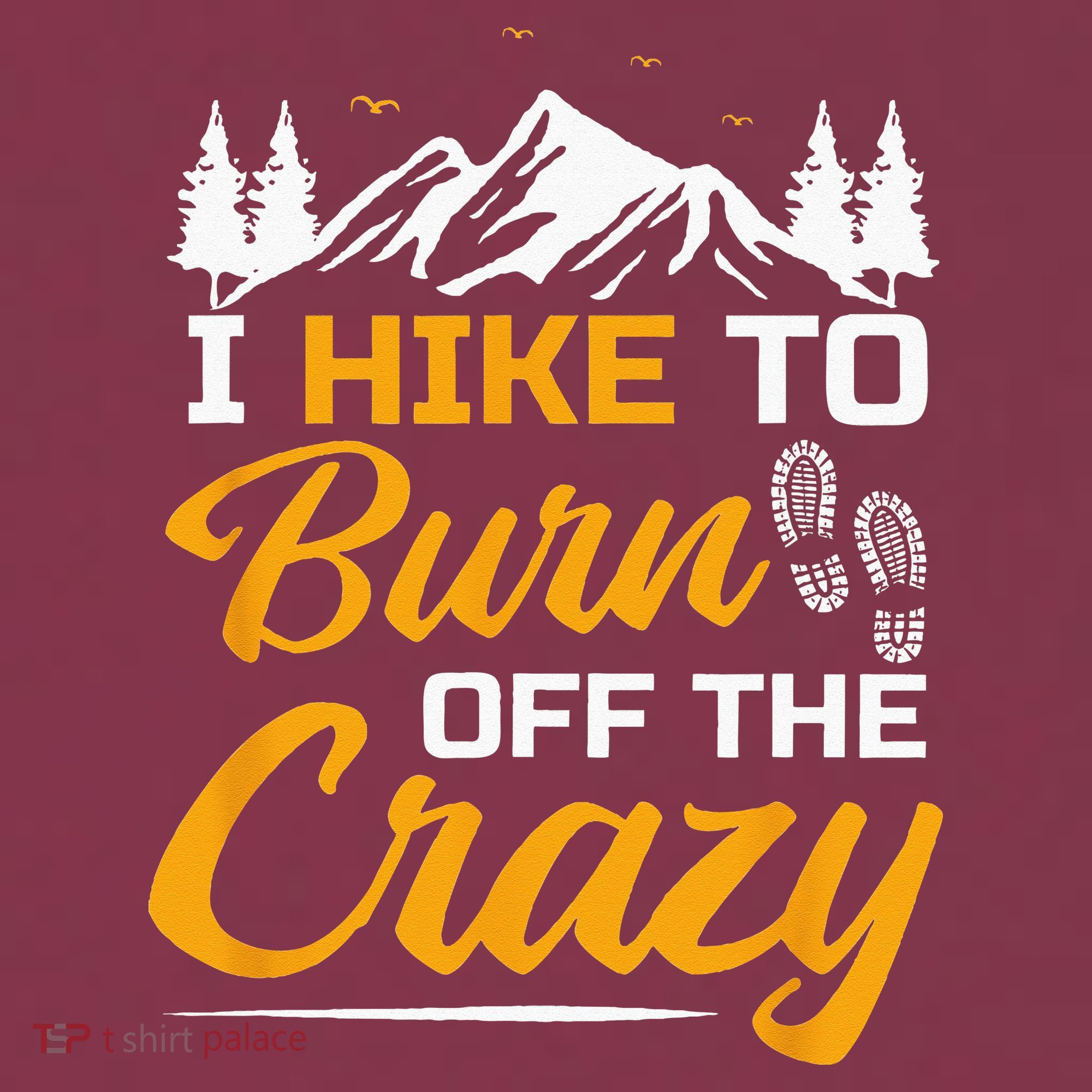 I Hike To Burn Off The Crazy Funny Hiking 16oz Travel Tumbler