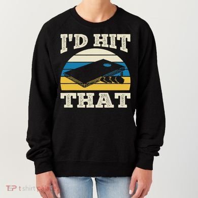 I'd Hit That Bag Bean Cornhole Women's Sweatshirt
