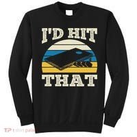 I'd Hit That Bag Bean Cornhole Sweatshirt thumb 0