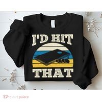 I'd Hit That Bag Bean Cornhole Sweatshirt thumb 2