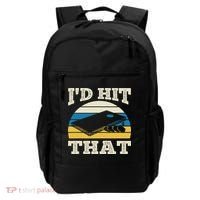 I'd Hit That Bag Bean Cornhole Backpack thumb 0