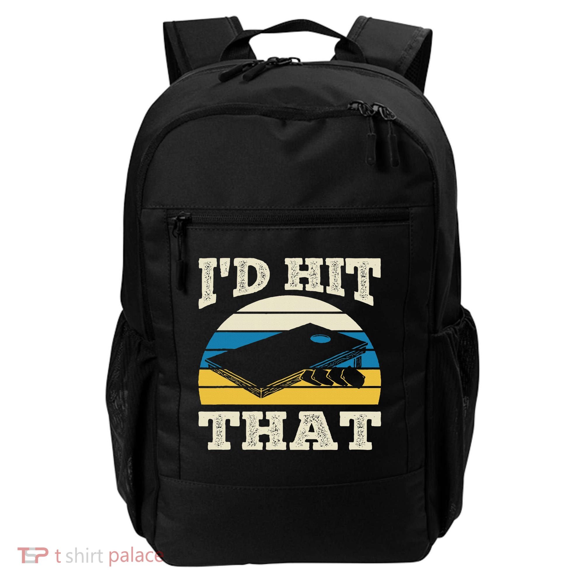 I'd Hit That Bag Bean Cornhole Backpack
