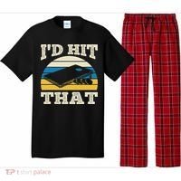 I'd Hit That Bag Bean Cornhole Pajama Set thumb 0