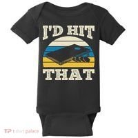 I'd Hit That Bag Bean Cornhole Baby Bodysuit thumb 0