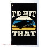 I'd Hit That Bag Bean Cornhole Golf Towel thumb 0