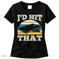 I'd Hit That Bag Bean Cornhole Women's T-Shirt thumb 0