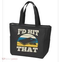 I'd Hit That Bag Bean Cornhole Tote Bag thumb 3