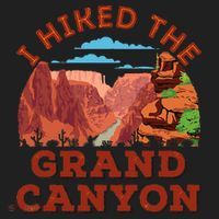 I Hiked The Grand Canyon Souvenir Hiker Hiking  Women's Sweatshirt thumb 2