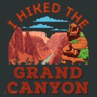 I Hiked The Grand Canyon Souvenir Hiker Hiking  Infant Baby Jersey Bodysuit thumb 2