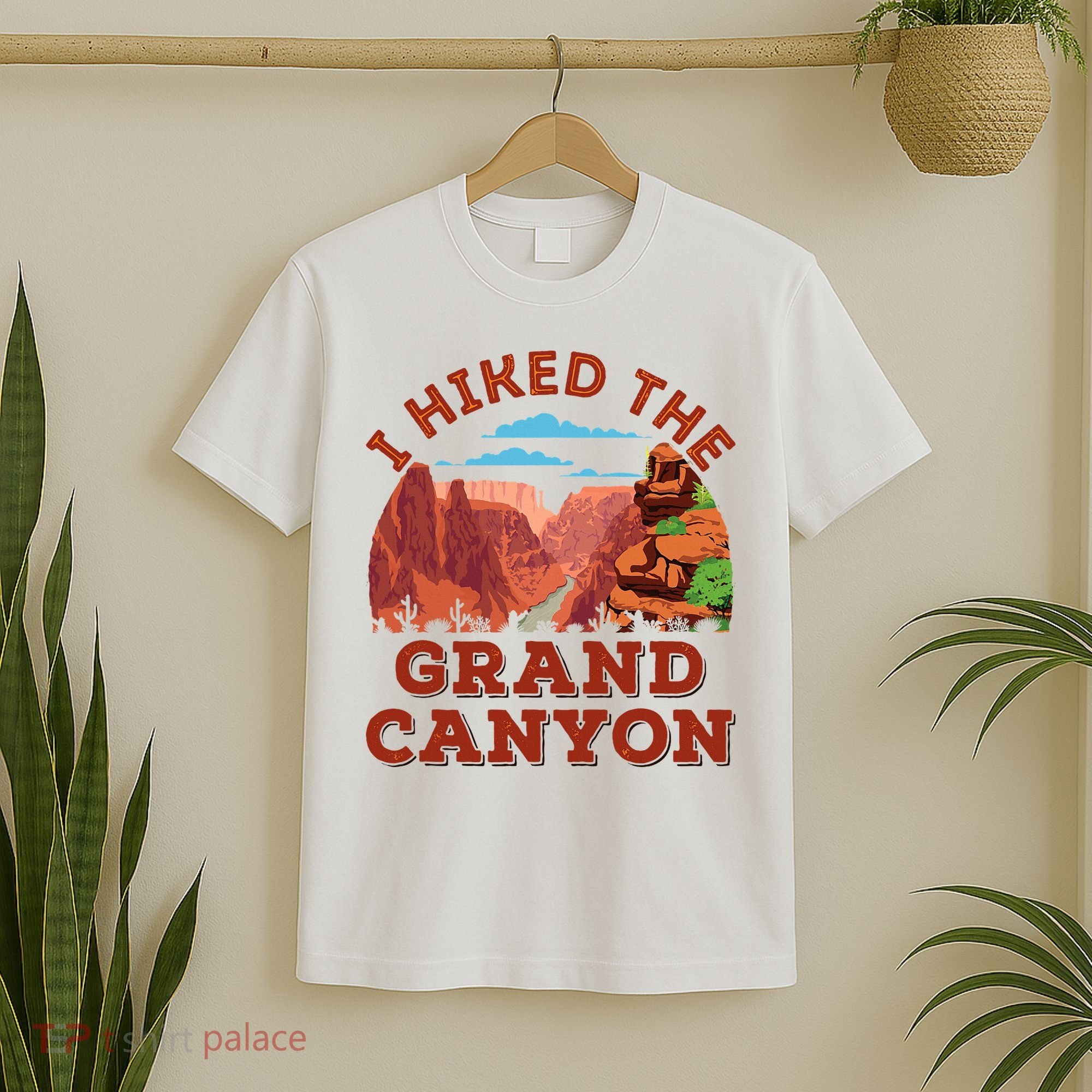 I Hiked The Grand Canyon Souvenir Hiker Hiking  T-Shirt