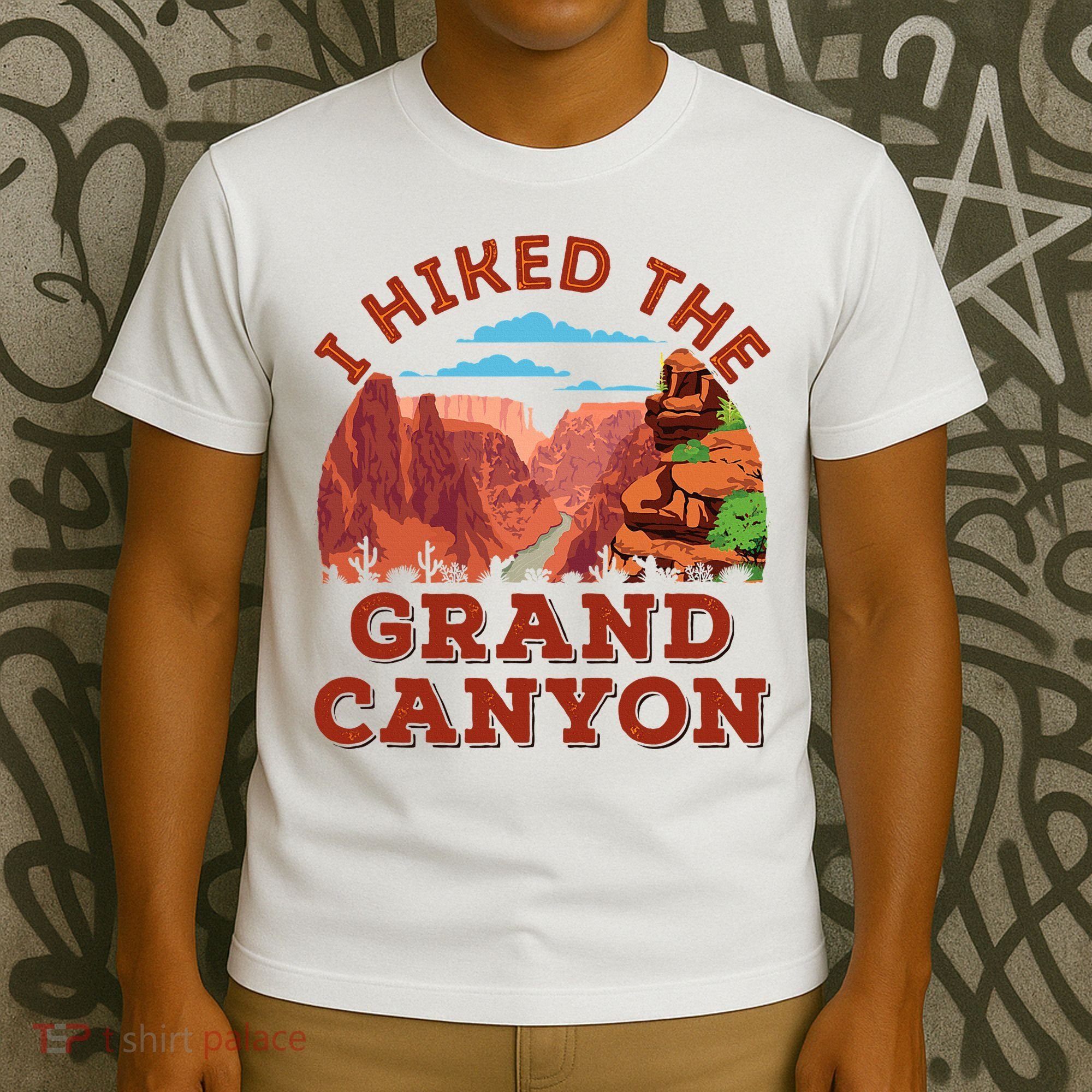 I Hiked The Grand Canyon Souvenir Hiker Hiking  T-Shirt