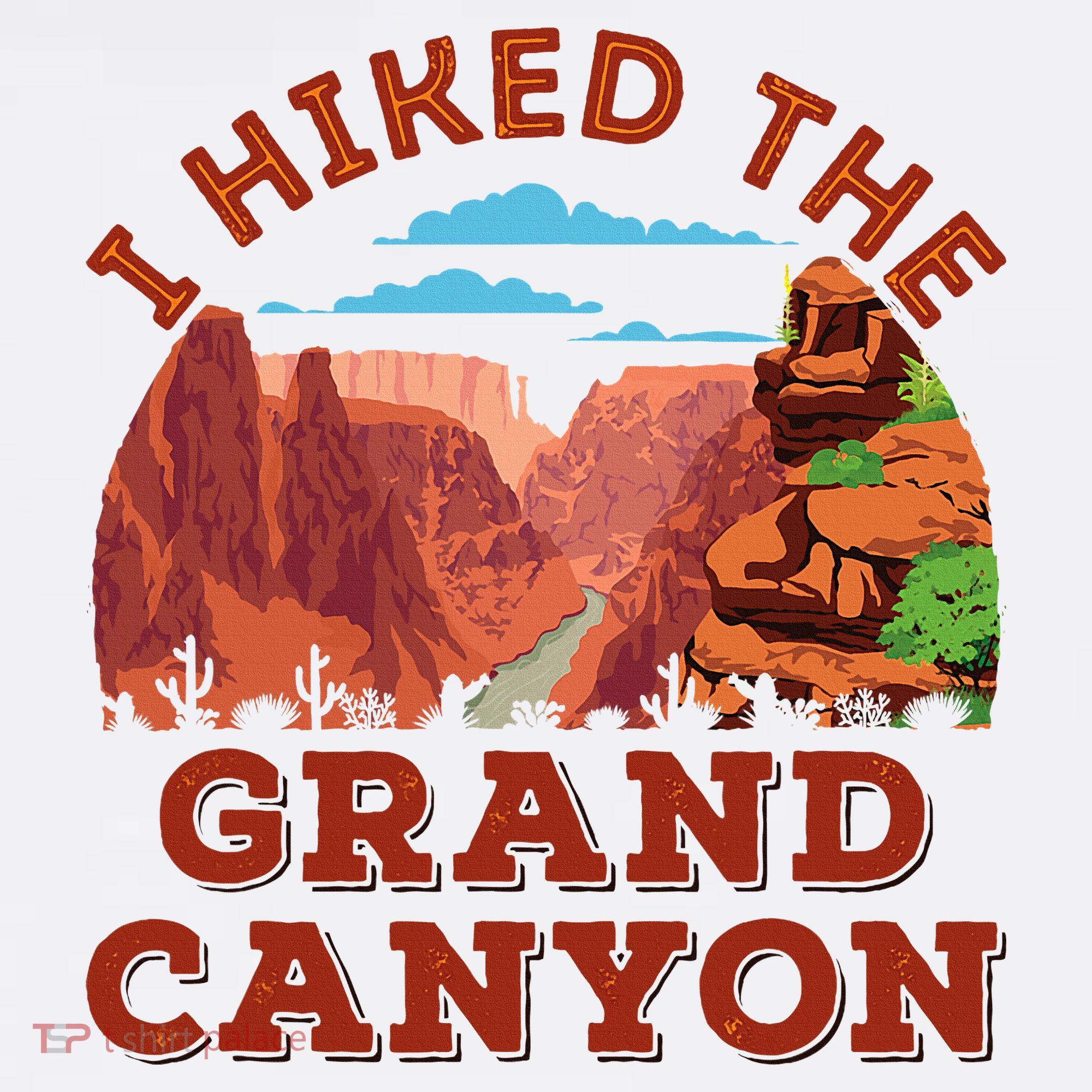 I Hiked The Grand Canyon Souvenir Hiker Hiking  Women's Hoodie